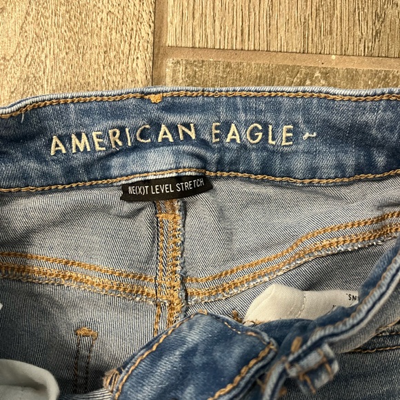 American Eagle Jeggings next level stretch ripped skinny jeans - Picture 2 of 8